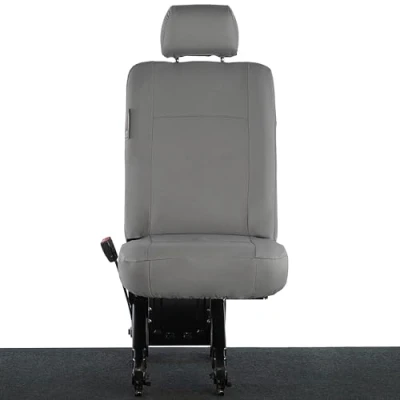 Image of UK Custom Covers SC212G Tailored Heavy Duty Waterproof 2nd Row Single Seat Cover Grey To Fit VW Transporter T5/T5.1 2003 2015