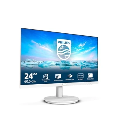 Image of Philips V Line 241V8AW/00 computer monitor 60.5 cm (23.8&quot;) 1920 x 1080 pixels Full HD LCD White