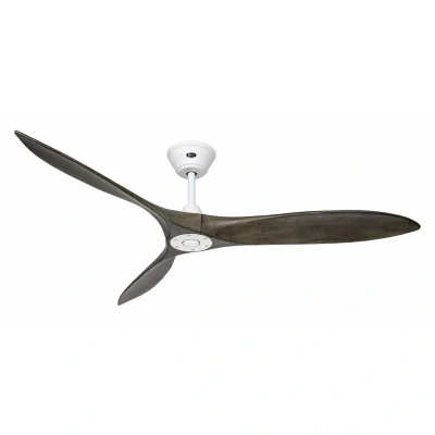 Image of CASAFAN Eco Airscrew Ceiling Fan, Rotor Blade 1520 mm, Grey/Matt White