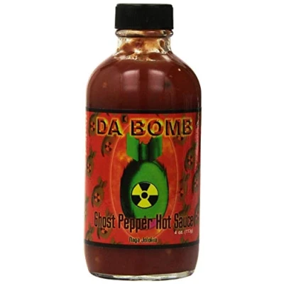 Image of Da&#039; Bomb Ghost Pepper Hot Sauce 4oz