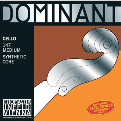 Image of Dominant Strings 142 Chrome Wound Cello A String