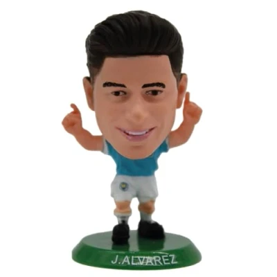 Image of SoccerStarz Man City Julian Alvarez Home Kit (Classic Kit)