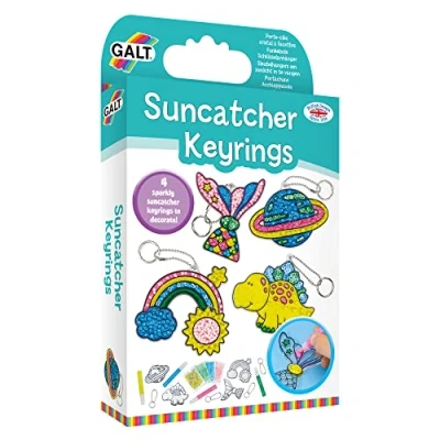 Image of Galt, Suncatcher Keyrings, Kits for Kids, Ages 6 Years Plus