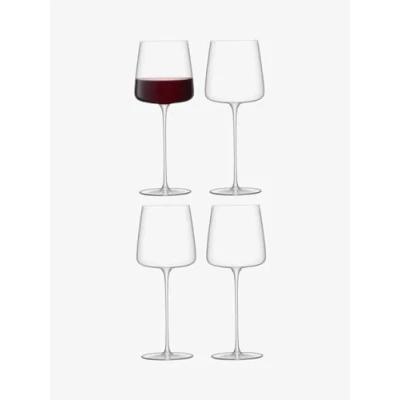 Image of LSA International Metropolitan Grand Cru Glass 680ml Clear Set of 4 Dishwasher Safe MW04