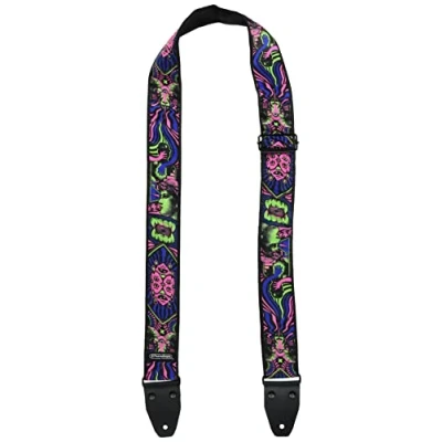 Image of Dunlop Strap ILOVEDUST Fangs, Green (ILD05)
