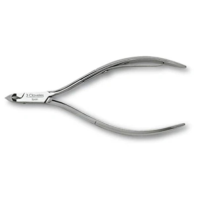 Image of 3 Claveles 2 x Cranberry Twin Groove Cuticle Pliers 5mm Cut