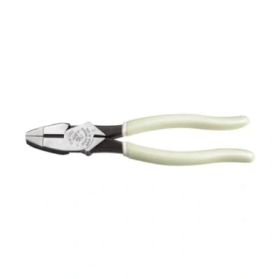Image of Klein Tools D20009NEGLW Side Cutter Linemans Pliers Cut ACSR, Screws, Nails, Hard Wire, 9 Inch Hi Viz