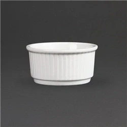 Image of Olympia Whiteware Stacking Ramekins 85mm (12 pack)