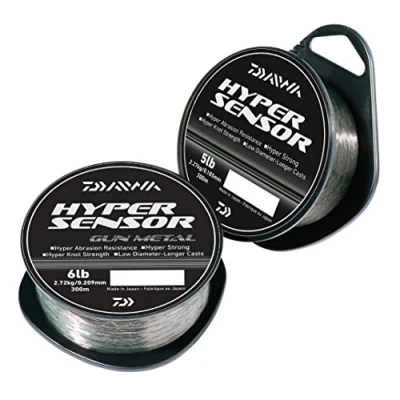 Image of Daiwa Hyper Sensor Gun Metal Monofil 300m 18lb HSGMM300 18
