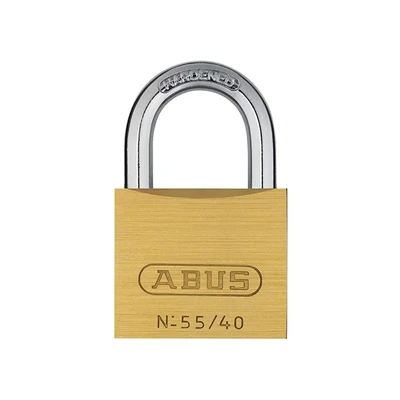 Image of Abus 55/40mm Brass Padlock Carded ABU5540C