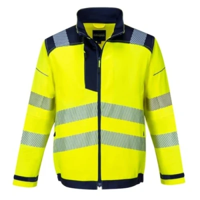 Image of Portwest PW3 Hi Vis Work Jacket, Size: L, Colour: Yellow/Black, T500YBRL