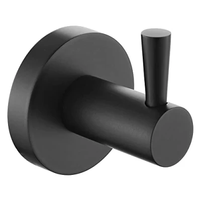 Image of Bristan RD BLK Round Robe Hook Black