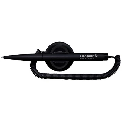 Image of Schneider Writing Instruments, Ballpoint Pen klick Fix Pen, M, Black, Barrel Colour: Black