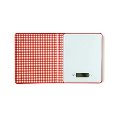 Image of Suck UK Cook&#039;s Book Kitchen Food Scale Digital Weight Scales Hidden Weighing in a Metric &amp; Imperial Baking Accessories
