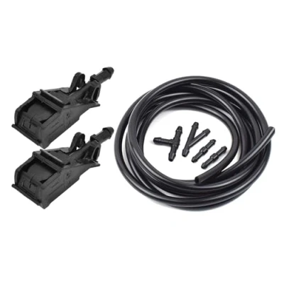 Image of Rynplex Car Windshield Nozzle, Front Washer Wiper Spray Jet Water Nozzle Hose Pipe 6RD955985, for VW, Passat B5, Golf, Jetta MK4, Bora, POLO, Beetle, Seat(Nozzl
