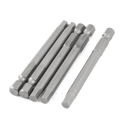 Image of Sourcingmap 1/4inch Hex Shank 5mm Hexagon Head Magnetic Screwdriver Bits 5pcs