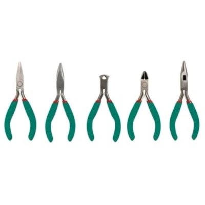 Image of Velleman VTSETN 5 Different Pliers Tool Set, 240 V, Multi Colour