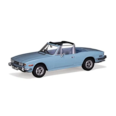 Image of Corgi Triumph Stag Mk1 Pre Production Car (LD17) Wedgewood Blue Vangaurds Diecast Model