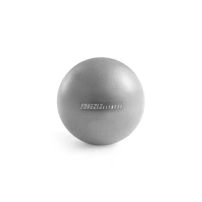 Image of Phoenix Fitness 23cm Soft Pilates Ball 9 Inch Anti Burst Exercise for Yoga, Barre &amp; Small Gym Core Training Physical Therapy Grey