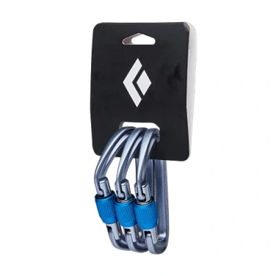 Image of Black Diamond Hotforge Screwgate Carabiner 3 Pack