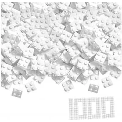 Image of Simba 104114119 &quot;Blox 4 Stud White Building Blocks Set (1000 Piece)