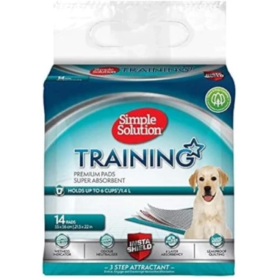Image of Simple Solution Absorbent Premium Dog and Puppy Training Pads Pack of 30
