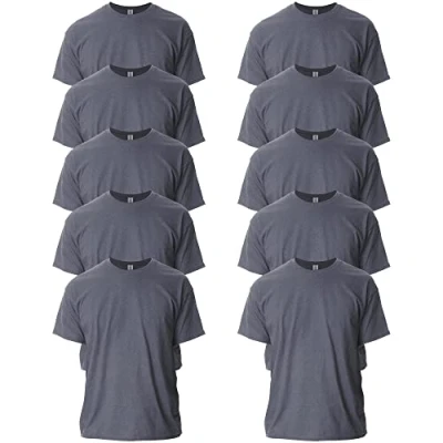 Image of GILDAN Men&#039;s, Ultra Cotton T Shirt, Style G2000, Dark Heather, S