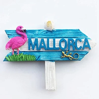 Image of Weekino Mallorca Spain Magnet Travel Souvenir 3D Resin Collection Gift Fridge Refrigerator