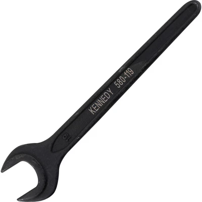 Image of Kennedy Metric Open Ended Spanner, Single End, Vanadium Steel, 19mm