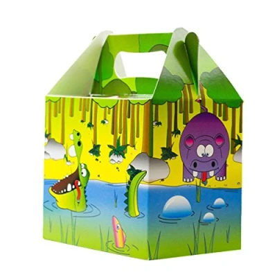 Image of LUNCH BOX JUNGLE 3 ASTD 14L X 9.5W 12H CM