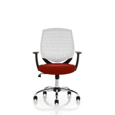 Image of Dura White Back Bespoke Colour Seat Ginseng Chilli