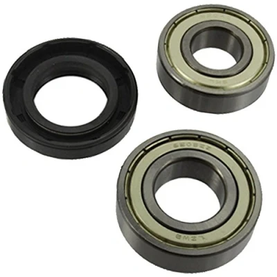 Image of SPARES2GO 1st Type Drum Bearing &amp; Oil Seal Kit for AEG Washing Machines (6205ZZ 5204Z)