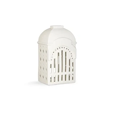 Image of Kähler Urbania Tivoli Light House Glass Sale Danish Design Elegant White