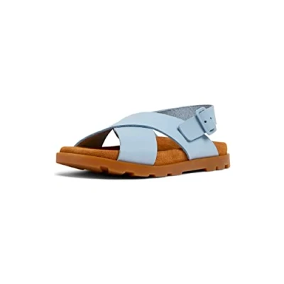 Image of Camper Brutus Sandal K800491 X Strap, Blue 001, 3.5 UK