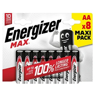 Image of Energizer MAX Alkaline AA Batteries, 8 each
