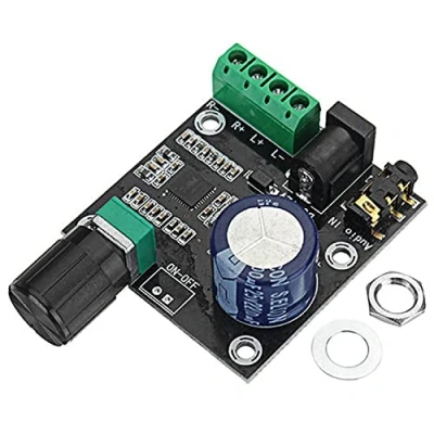 Image of Vklopdsh PAM8610 Dual Channel DC 12V HD Pure Digital Audio Stereo Amplifier Board D 15W x 2 High Module