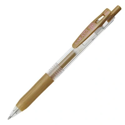 Image of ZEBRA Sarasa Clip Pen 1.0 mm, Gold (JJE15 GO)