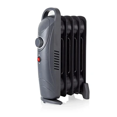 Image of Warmlite 650W Oil Filled Radiator Dark Titanium