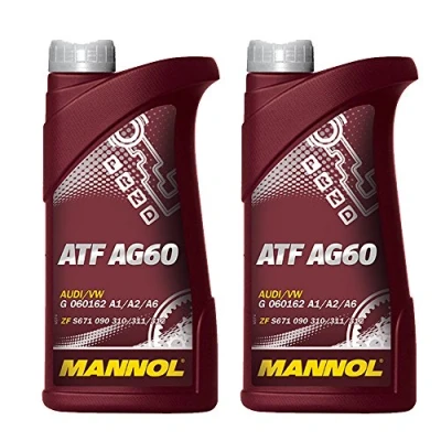 Image of 83222152426 Automatic Transmission Fluid MANNOL ATF AG60 MN8213 1 8HP 1l green BMW: 5 Saloon, 3 Touring, AUDI: A6 C6 Allroad