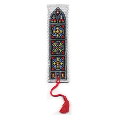 Image of Stained Glass Window Bookmark Cross Stitch Kit