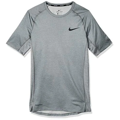 Image of Nike M Np Top Ss Tight T Shirt Obsidian/(White), XXX Large
