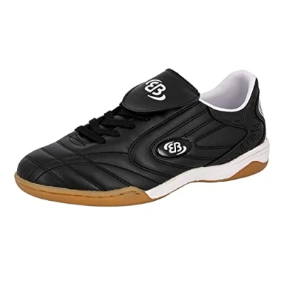 Image of Brütting Men&#039;s Motion Indoor Fitness Shoes, Black (Black/White Black/White), 5 UK