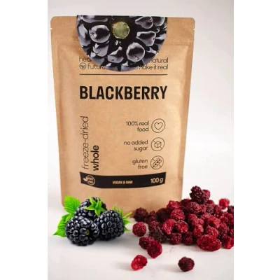 Image of Healthy Future Freeze Dried Blackberry 100% Natural, Gluten free, No added sugar, preservatives, fruit snack (100g)