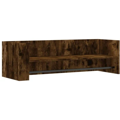 Image of vidaXL Wall Shelf Smoked Oak 100x35x30.5 cm Engineered Wood