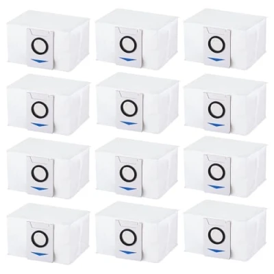 Image of Rediboom 12 Pack Replacement Dust Bags for Ecovacs Deebot X1 OMNI / Pro T10 T20 Robot Vacuum Cleaner