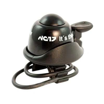 Image of NC 17 Safety Bike Bell/Aluminium Bicycle Bell for all Bikes/Bicycle Horn/clearly audible sound / 6, red