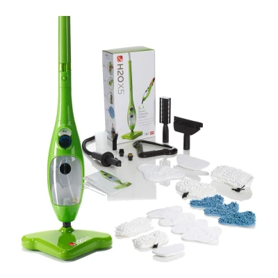 Image of H2O X5 Premium Edition Steam Mop 5 in 1 Cleaner (Green)