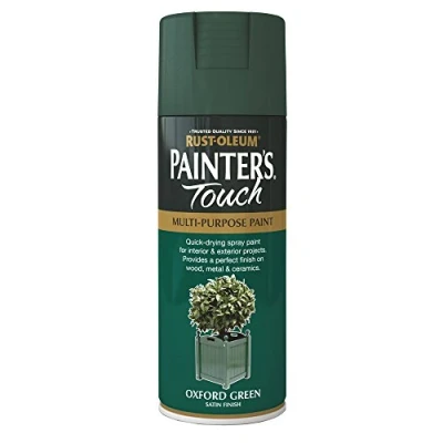 Image of Rust Oleum AE0050006E8 400ml Painter&#039;s Touch Spray Paint Oxford Green Satin