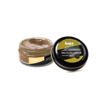 Image of Kaps Shoe Care Cream, Intensive Leather and Nourishing, Delicate (120 brown sugar)