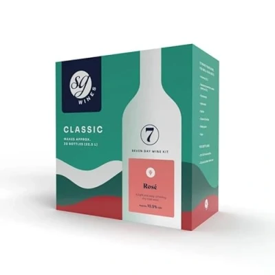 Image of DIAH DO IT AT Home SG (Formerly Known as Solomon Grundy) Classic Rose 30 Bottles Wine Making Kit and Airlock Brew Set